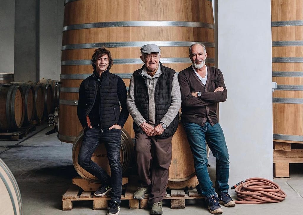 L'équipe du Domaine Sant Armettu