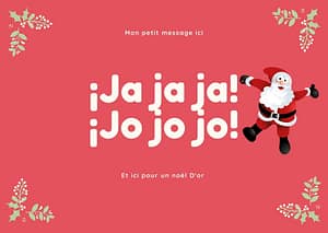 Offrir du vins d'exception personnalisé - Joyeux noël - D'or et de vins