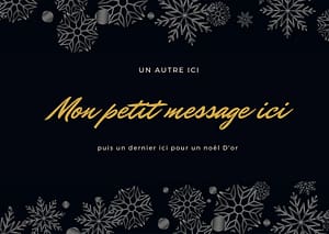 Offrir du vins d'exception personnalisé - Joyeux noël D'or - D'or et de vins