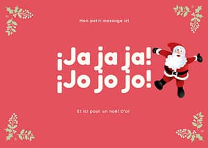 Offrir du vins d'exception personnalisé - Joyeux noël - D'or et de vins