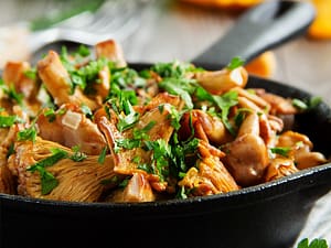 Poêlée de girolles et/ou Mousserons