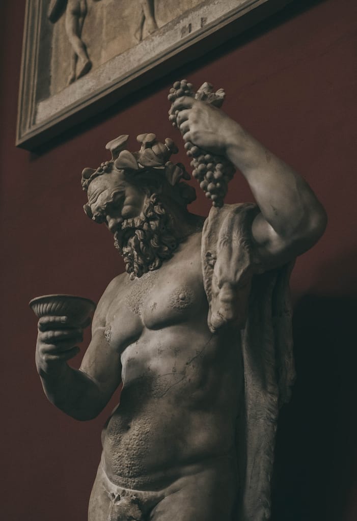 Représentation de Dionysos. 