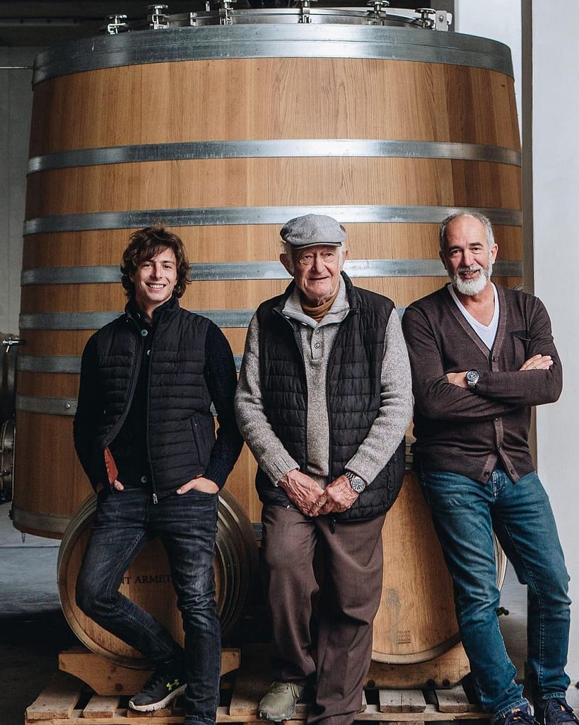 L'équipe du Domaine Sant Armettu